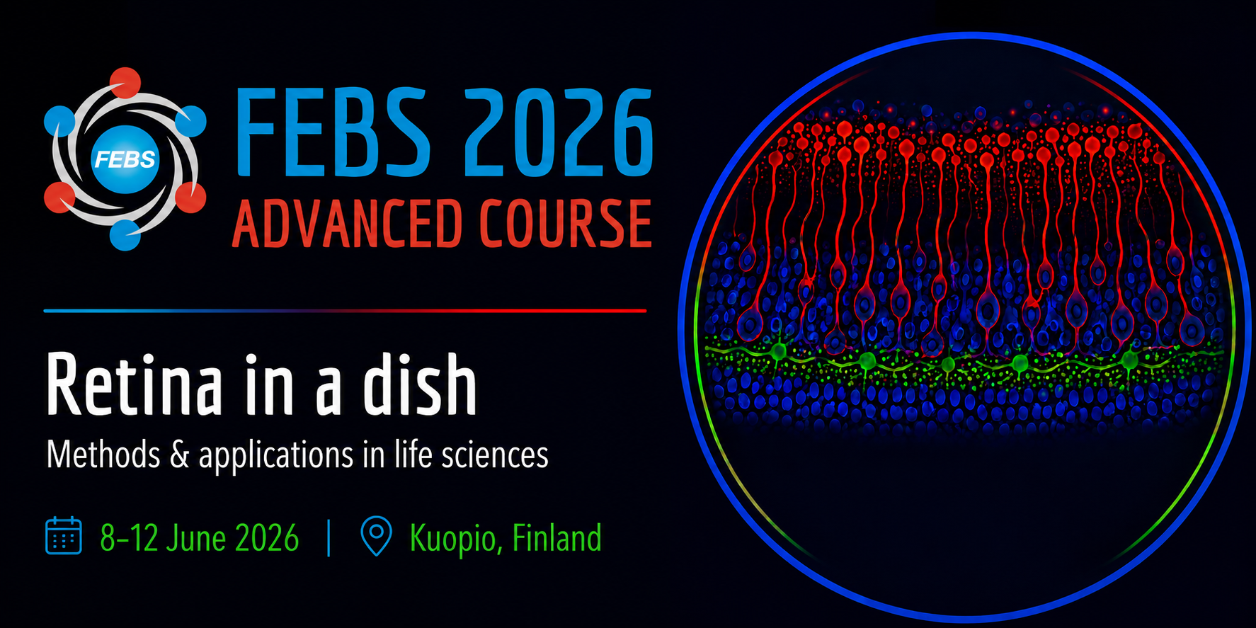 FEBS 2026 Retina in a Dish banner